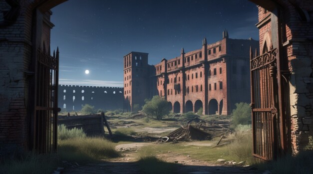 An abandoned warehouse